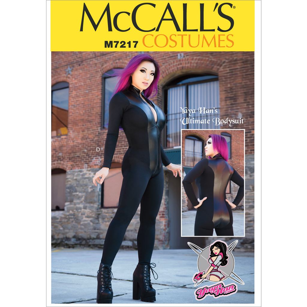 McCall's Pattern M7217 Yaya Han Zippered Bodysuit 7217 Image 1 From Patternsandplains.com