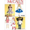 McCall's Pattern M7266 18 Retro Doll Clothes 7266 Image 1 From Patternsandplains.com