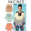 McCall's Pattern M7284 Misses Tops 7284 Image 1 From Patternsandplains.com