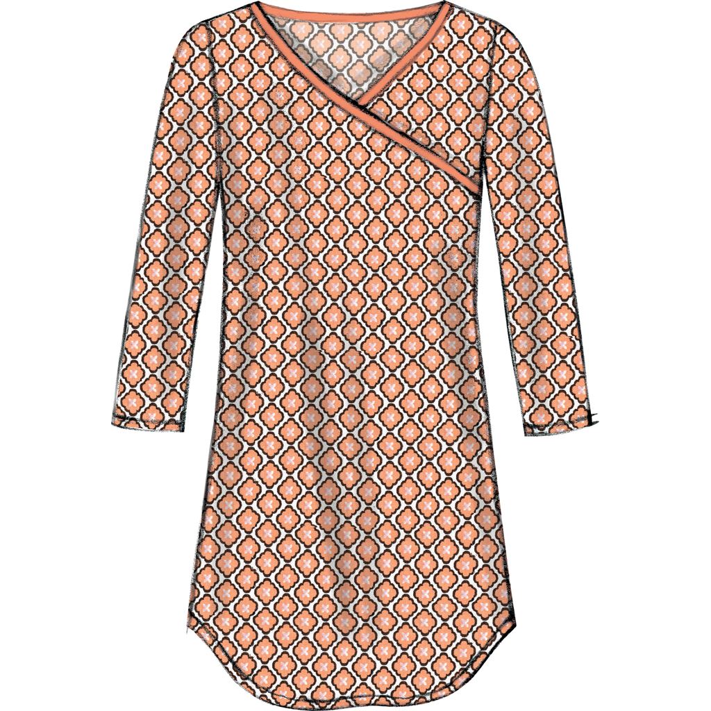 McCall's Pattern M7297 Misses Womens Robe Belt Tops Dress Shorts and Pants 7297 Image 11 From Patternsandplains.com.jpg