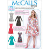 McCall's Pattern M7313 Misses Womens Flared Dresses 7313 Image 1 From Patternsandplains.com