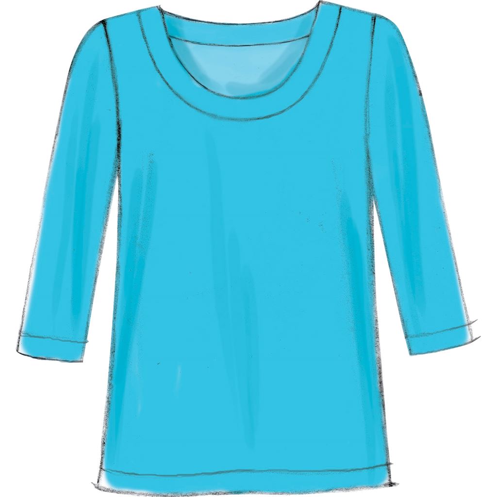 McCall's Pattern M7322 Misses Pullover Tops 7322 Image 3 From Patternsandplains.com.jpg