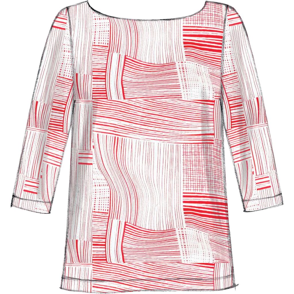 McCall's Pattern M7322 Misses Pullover Tops 7322 Image 4 From Patternsandplains.com.jpg