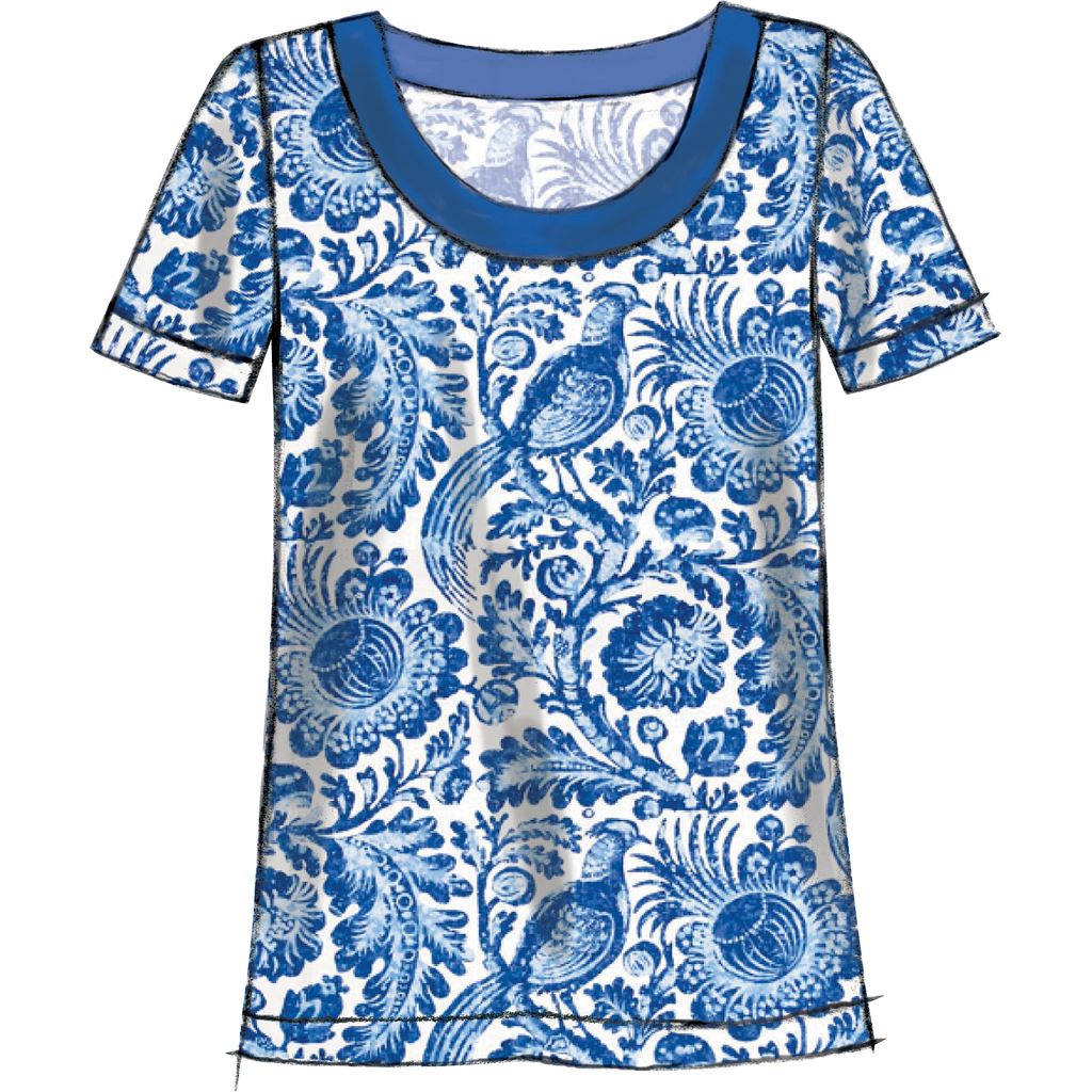 McCall's Pattern M7322 Misses Pullover Tops 7322 Image 5 From Patternsandplains.com.jpg