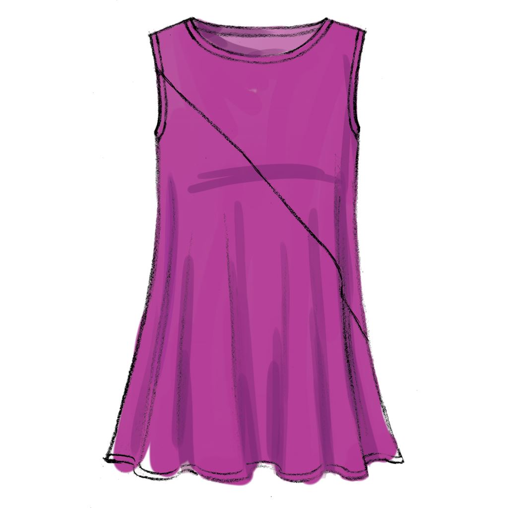 McCall's Pattern M7323 Misses Asymmetrical Seam Detail Tops 7323 Image 4 From Patternsandplains.com.jpg