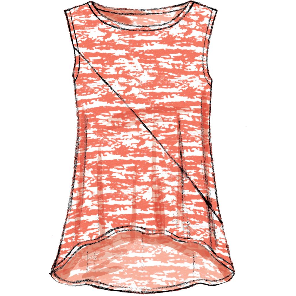 McCall's Pattern M7323 Misses Asymmetrical Seam Detail Tops 7323 Image 5 From Patternsandplains.com.jpg