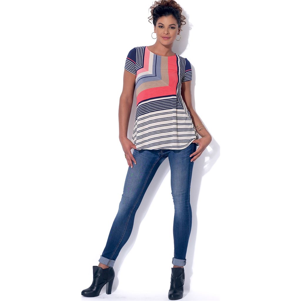 McCall's Pattern M7323 Misses Asymmetrical Seam Detail Tops 7323 Image 6 From Patternsandplains.com.jpg