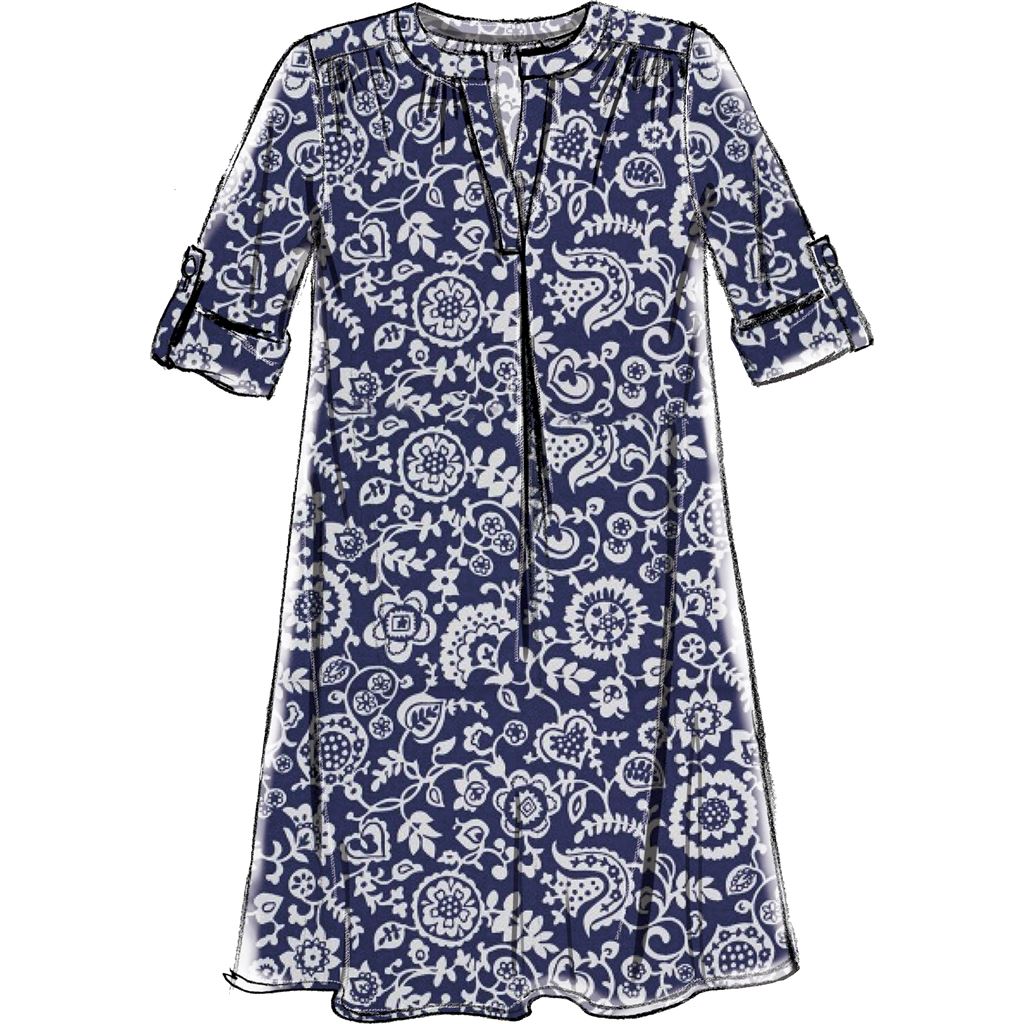 McCall's Pattern M7324 Misses Half Placket Tops and Tunic 7324 Image 5 From Patternsandplains.com.jpg