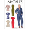 McCall's Pattern M7330 Misses Button Up Rompers and Jumpsuits 7330 Image 1 From Patternsandplains.com