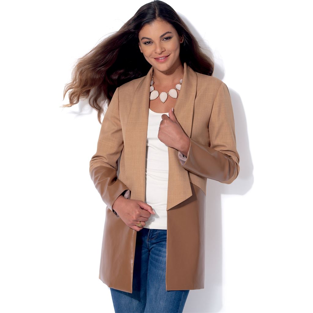 McCall's Pattern M7332 Misses Open Front Vest and Jackets 7332 Image 2 From Patternsandplains.com.jpg