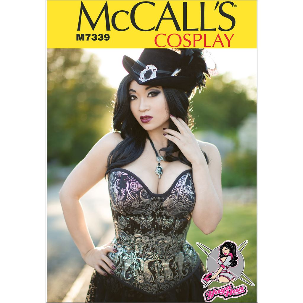 McCall's Pattern M7339 Misses Overbust or Underbust Corsets by Yaya Han 7339 Image 1 From Patternsandplains.com