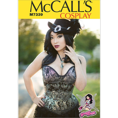 McCall's Pattern M7339 Misses Overbust or Underbust Corsets by Yaya Han 7339 Image 1 From Patternsandplains.com