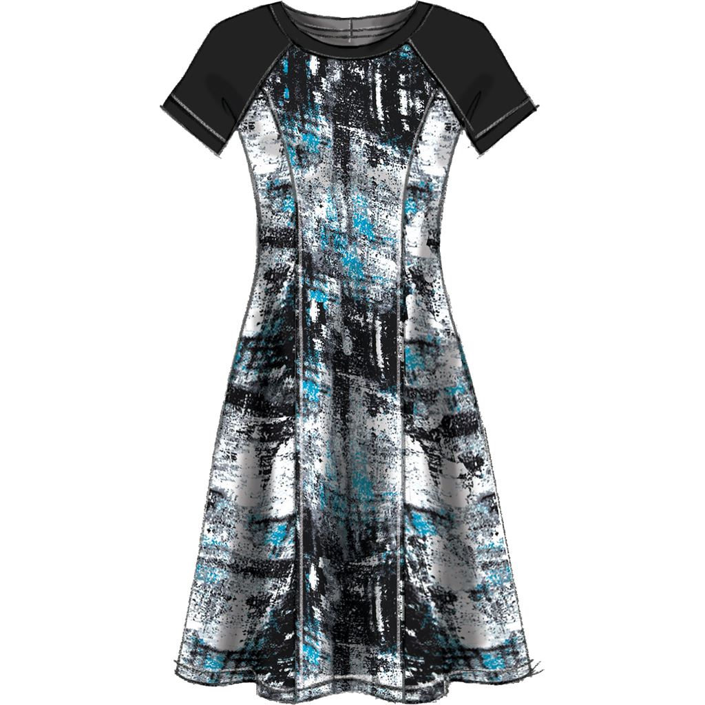 McCall's Pattern M7349 Misses Miss Petite Sleeveless or Raglan Sleeve Fit and Flare Dresses 7349 Image 4 From Patternsandplains.com.jpg