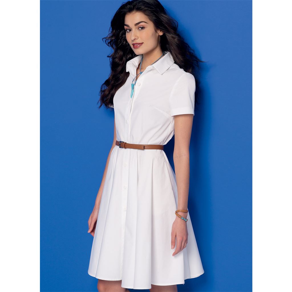 McCall's Pattern M7351 Misses Shirtdresses with Pockets and Belt 7351 Image 6 From Patternsandplains.com.jpg