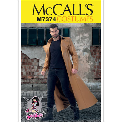 McCall's Pattern M7374 Collared and Seamed Coats 7374 Image 1 From Patternsandplains.com