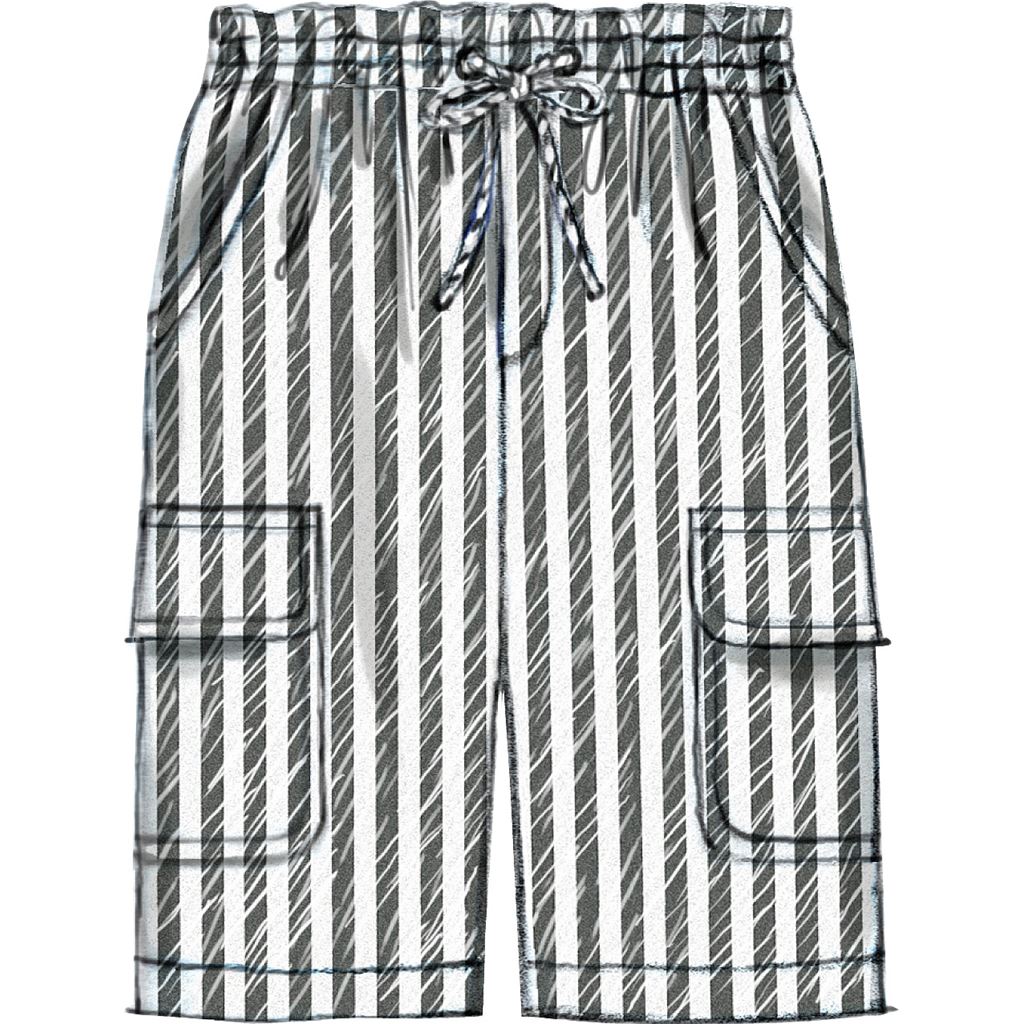 McCall's Pattern M7379 Childrens Boys Raglan Sleeve and Tank Tops Cargo Shorts and Pants 7379 Image 4 From Patternsandplains.com.jpg