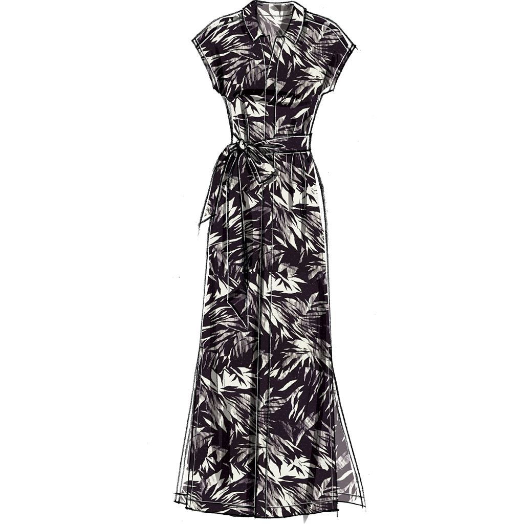 McCall's Pattern M7387 Misses Button Down Top Tunic Dresses and Belt 7387 Image 6 From Patternsandplains.com.jpg