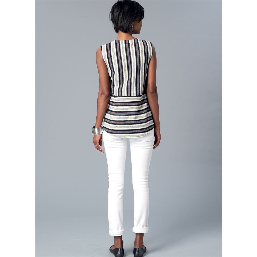 McCall's Pattern M7390 Misses Split Neck Seam Detail Tops 7390 Image 7 From Patternsandplains.com.jpg