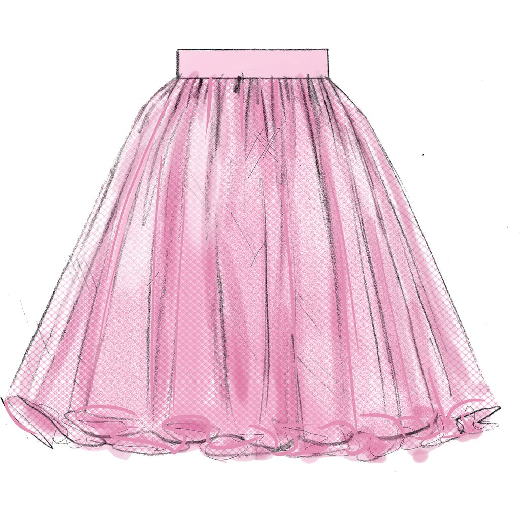 McCall's Pattern M7439 Misses Gathered and Flared Skirts with Belt 7439 Image 7 From Patternsandplains.com