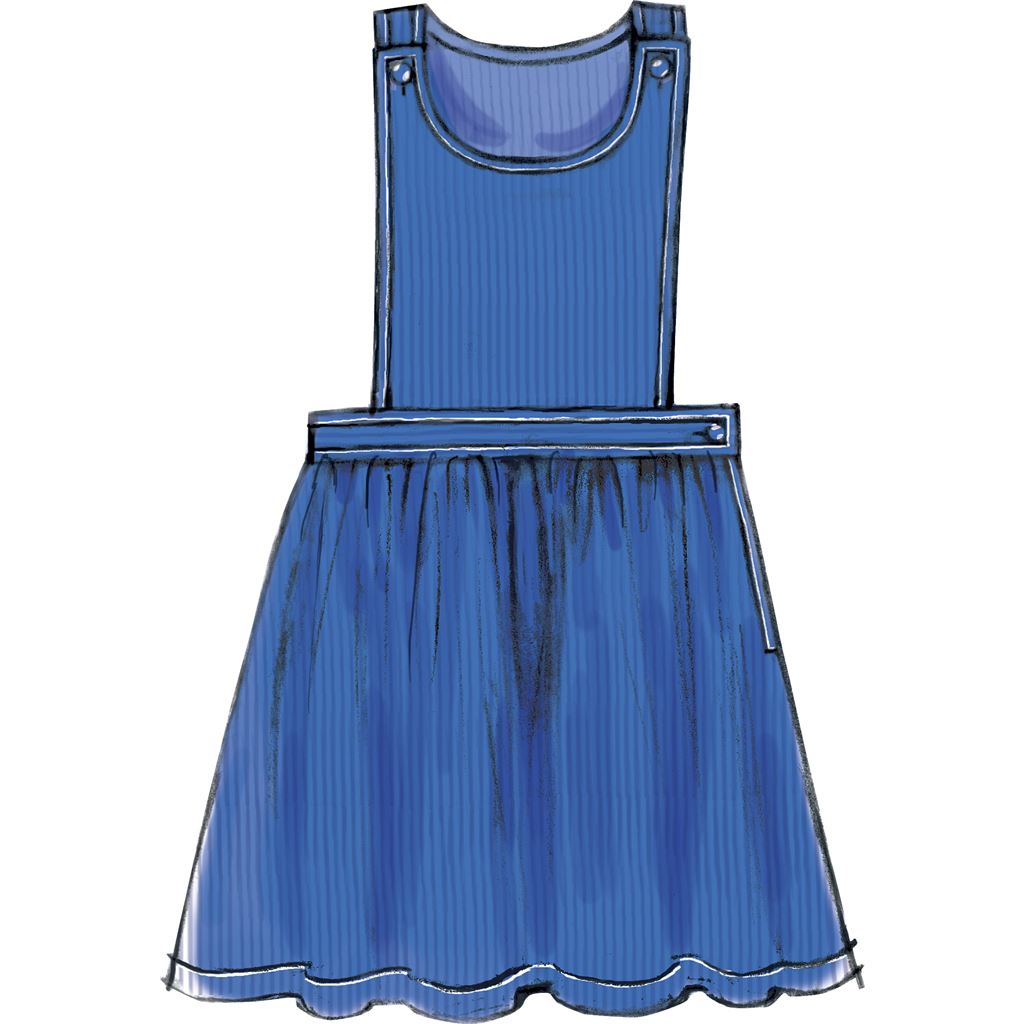 McCall's Pattern M7459 Childrens Girls Jumpers and Overalls 7459 Image 5 From Patternsandplains.com.jpg