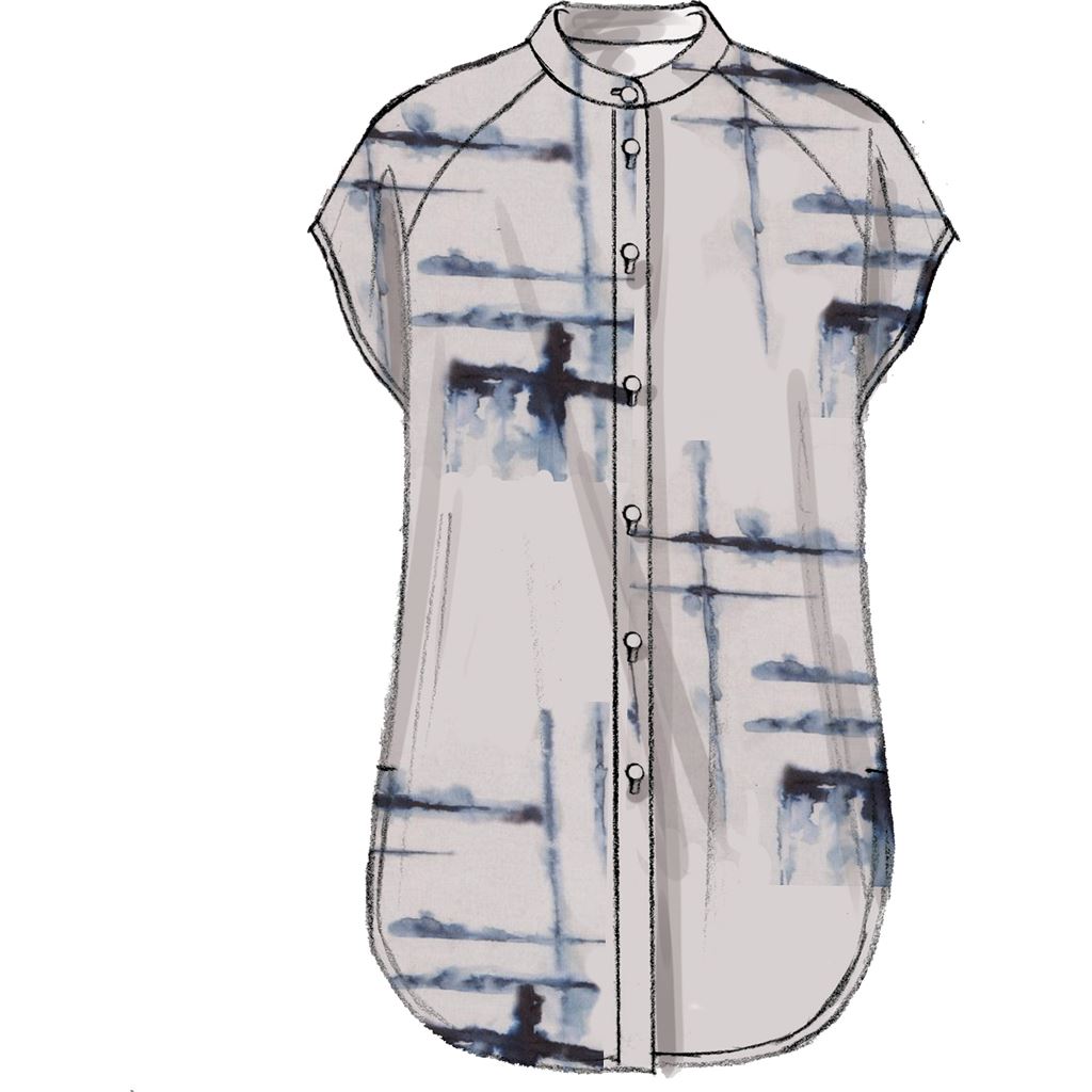 McCall's Pattern M7472 Misses Raglan Sleeve Button Down Shirts and Tunics 7472 Image 5 From Patternsandplains.com.jpg