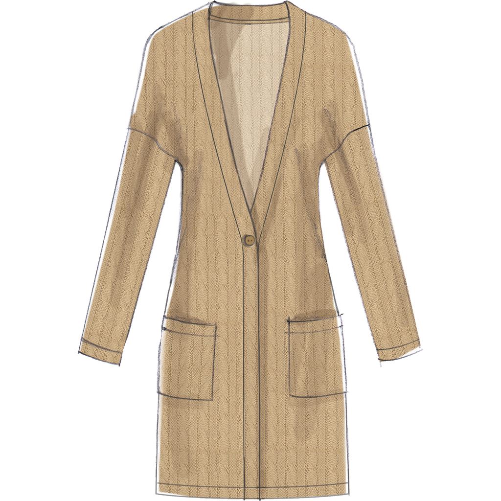 McCall's Pattern M7476 Misses Drop Shoulder Vest and Cardigans 7476 Image 6 From Patternsandplains.com.jpg