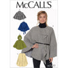 McCall's Pattern M7477 Misses Hooded Collared or Collarless Capes 7477 Image 1 From Patternsandplains.com