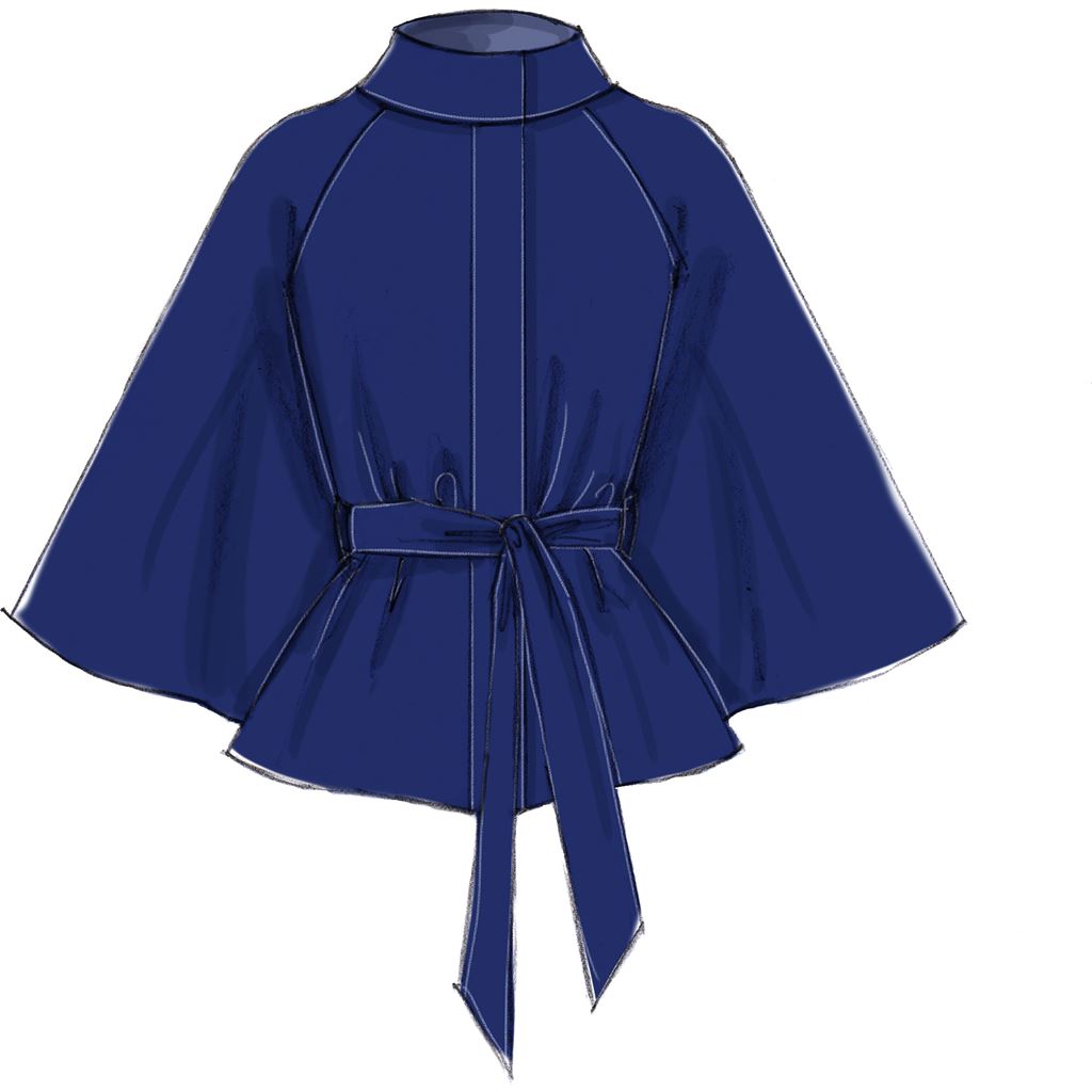 McCall's Pattern M7477 Misses Hooded Collared or Collarless Capes 7477 Image 3 From Patternsandplains.com.jpg