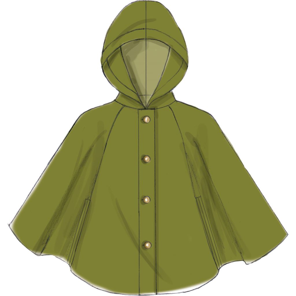 McCall's Pattern M7477 Misses Hooded Collared or Collarless Capes 7477 Image 6 From Patternsandplains.com.jpg