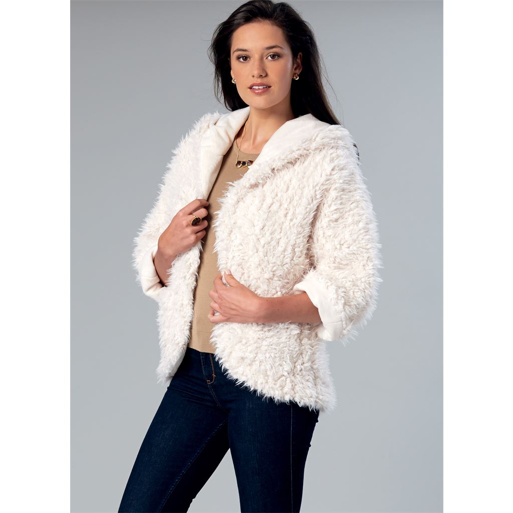 McCall's Pattern M7511 Misses Open Front Jackets with Shawl Collar and Hood 7511 Image 2 From Patternsandplains.com.jpg