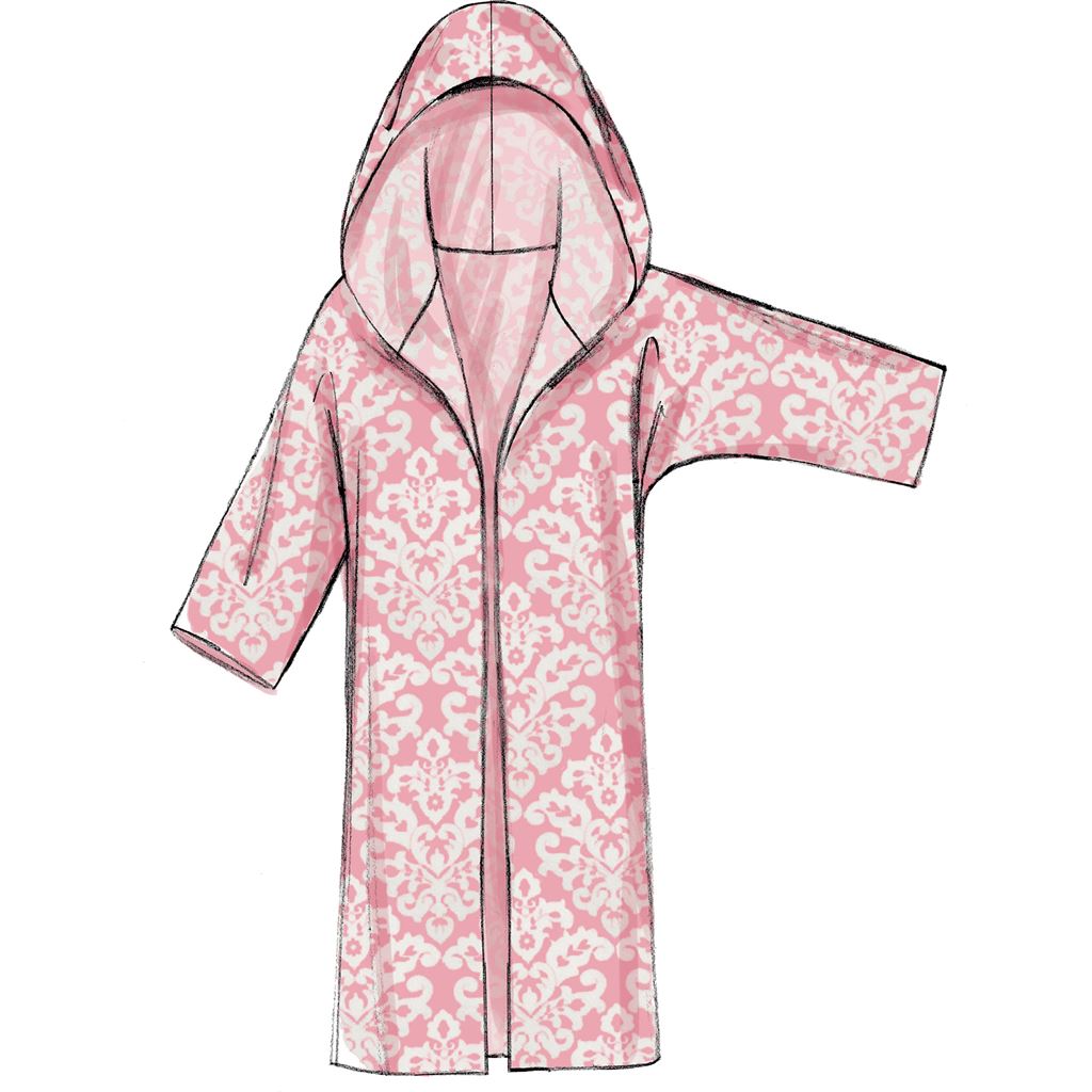 McCall's Pattern M7511 Misses Open Front Jackets with Shawl Collar and Hood 7511 Image 4 From Patternsandplains.com.jpg