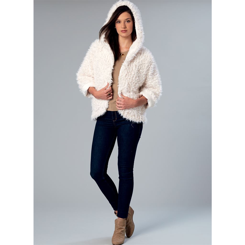 McCall's Pattern M7511 Misses Open Front Jackets with Shawl Collar and Hood 7511 Image 6 From Patternsandplains.com.jpg