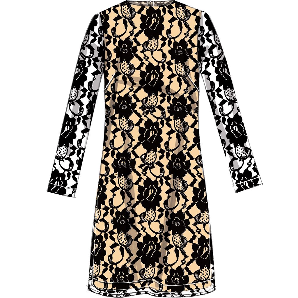 McCall's Pattern M7533 Misses Womens Fitted Sheath Dresses 7533 Image 3 From Patternsandplains.com.jpg