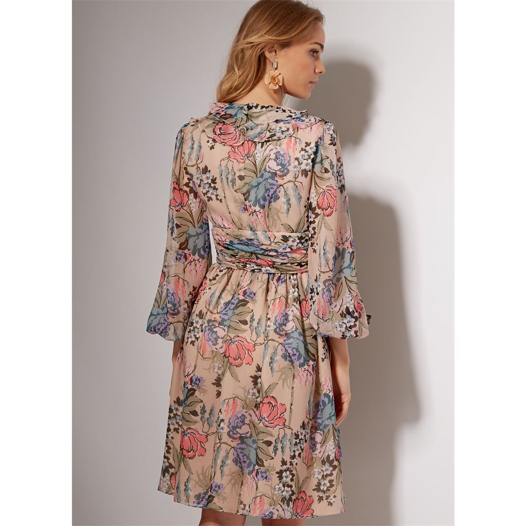 McCall's Pattern M7537 Misses Banded Gathered Waist Dresses 7537 Image 7 From Patternsandplains.com.jpg