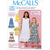 McCall's Pattern M7558 Childrens Girls Sleeveless and Ruffle Sleeve Empire Waist Dresses 7558 Image 1 From Patternsandplains.com