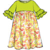 McCall's Pattern M7558 Childrens Girls Sleeveless and Ruffle Sleeve Empire Waist Dresses 7558 Image 3 From Patternsandplains.com.jpg