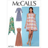 McCall's Pattern M7565 Misses Shirtdresses with Sleeve Options and Belt 7565 Image 1 From Patternsandplains.com