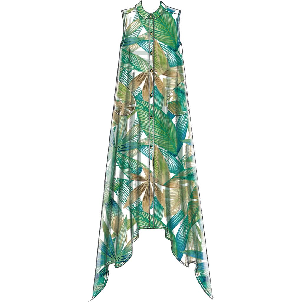 McCall's Pattern M7565 Misses Shirtdresses with Sleeve Options and Belt 7565 Image 5 From Patternsandplains.com.jpg