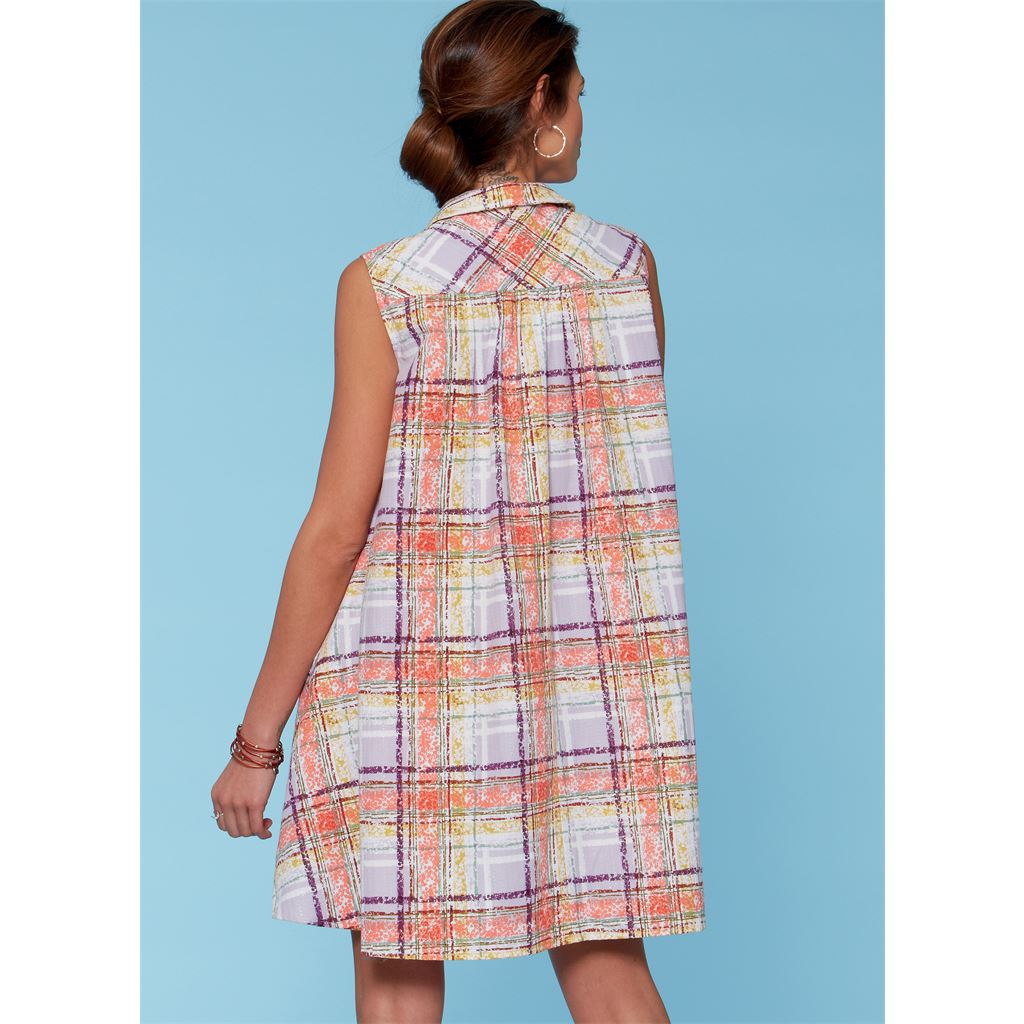 McCall's Pattern M7565 Misses Shirtdresses with Sleeve Options and Belt 7565 Image 7 From Patternsandplains.com.jpg