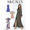 McCall's Pattern M7624 Misses Banded Gathered Dresses with Sleeve and Length Options 7624 Image 1 From Patternsandplains.com