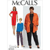 McCall's Pattern M7635 Misses Womens Top Dress Pants and Jacket 7635 Image 1 From Patternsandplains.com