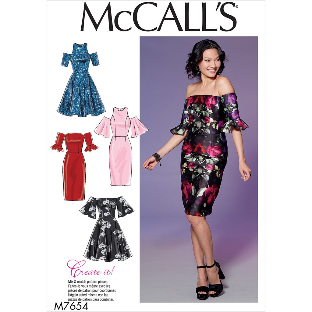 McCall's Pattern M6388 Girls EASY Tops ~ Dresses ~ Leggings Size 6