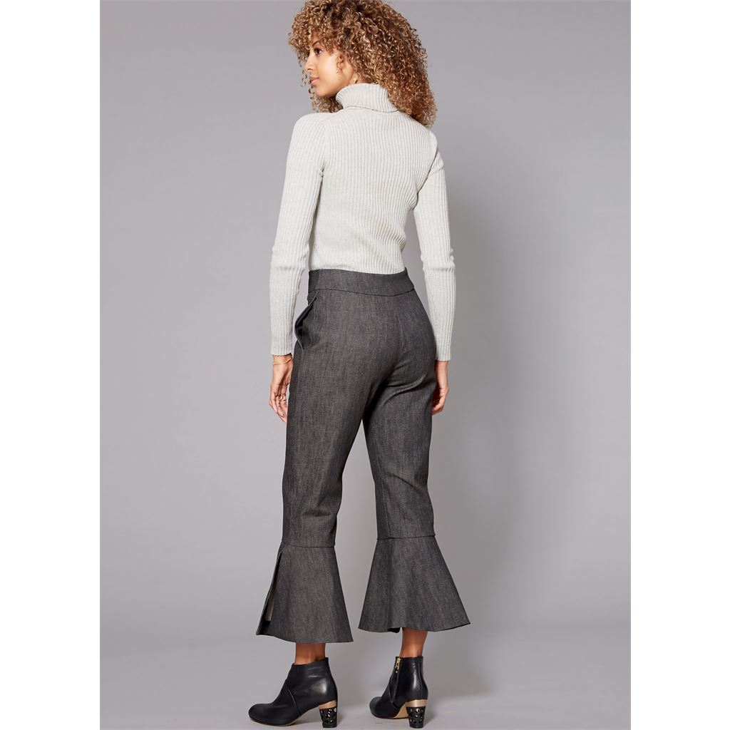 McCall's Pattern M7690 Misses Pants With Flounce Variations and Sash 7690 Image 6 From Patternsandplains.com.jpg