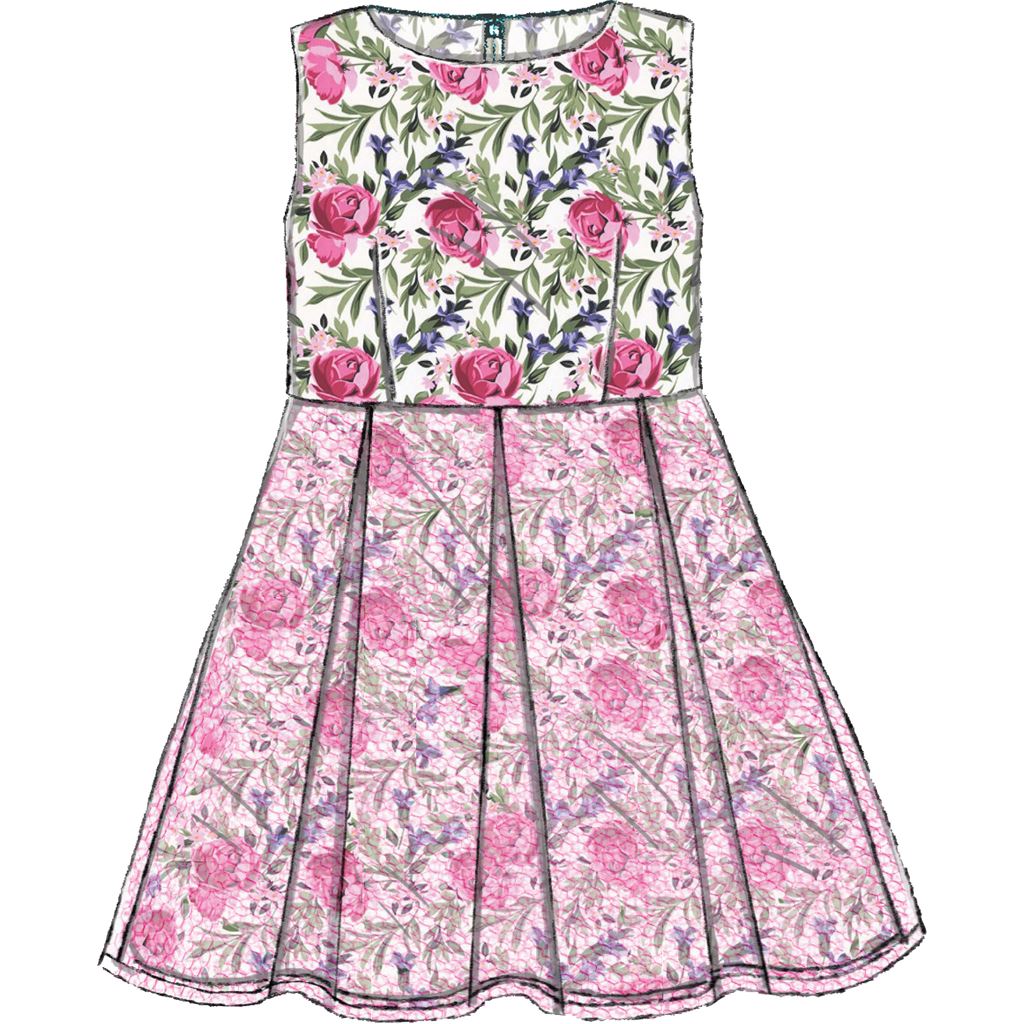 McCall's Pattern M7707 Children Girls Dresses and 18 Doll Dress 7707 Image 4 From Patternsandplains.com.jpg