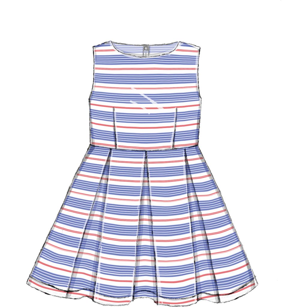 McCall's Pattern M7707 Children Girls Dresses and 18 Doll Dress 7707 Image 5 From Patternsandplains.com.jpg