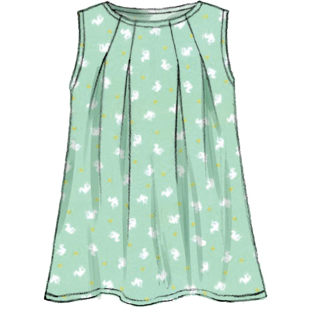 McCall's Pattern M7709 Children Girls Tops Dresses and Leggings 7709 Image 6 From Patternsandplains.com.jpg