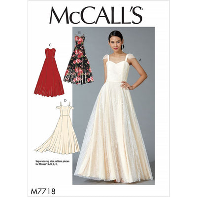 McCall's Pattern M7718 Misses Dresses 7718 Image 1 From Patternsandplains.com