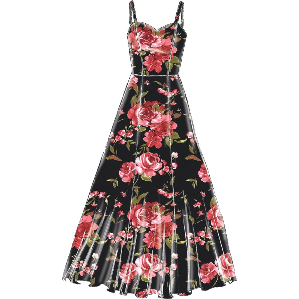 McCall's Pattern M7718 Misses Dresses 7718 Image 4 From Patternsandplains.com.jpg