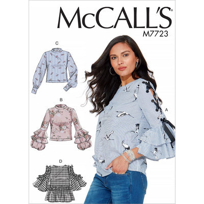 McCall's Pattern M7723 Misses Tops 7723 Image 1 From Patternsandplains.com
