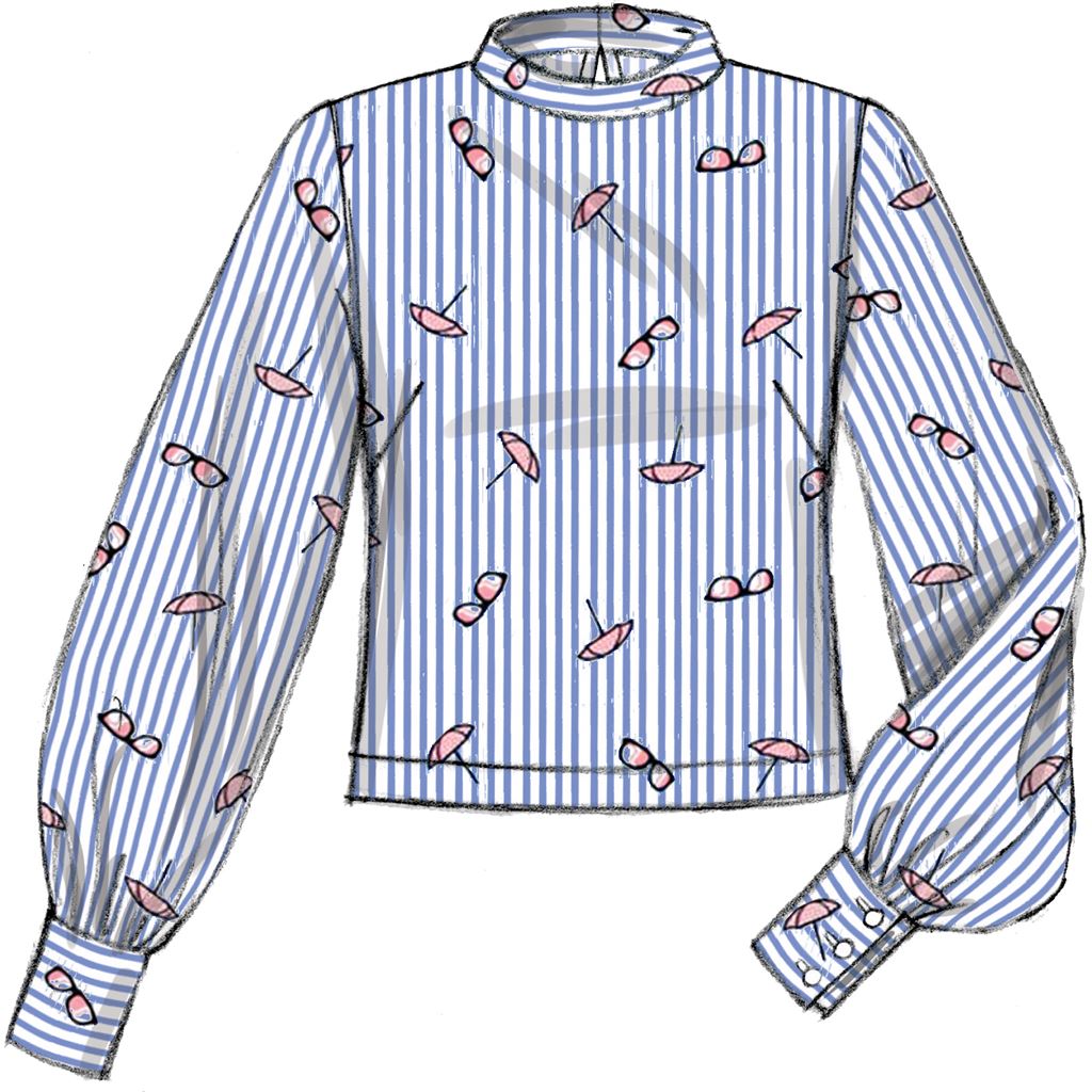 McCall's Pattern M7723 Misses Tops 7723 Image 4 From Patternsandplains.com.jpg